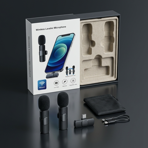Wireless Lavalier Microphone – Type-Lightning / iPhone