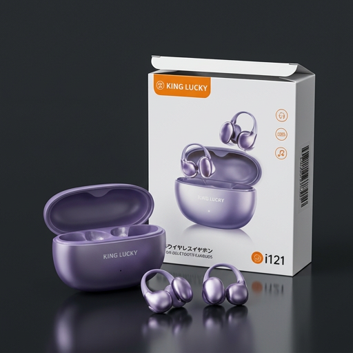 King Lucky i121 Clip-On Bluetooth Earbuds