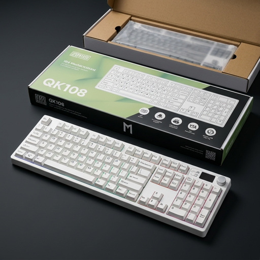 EPOMAKER QK108 104-Key Tri-Mode Mechanical Keyboard